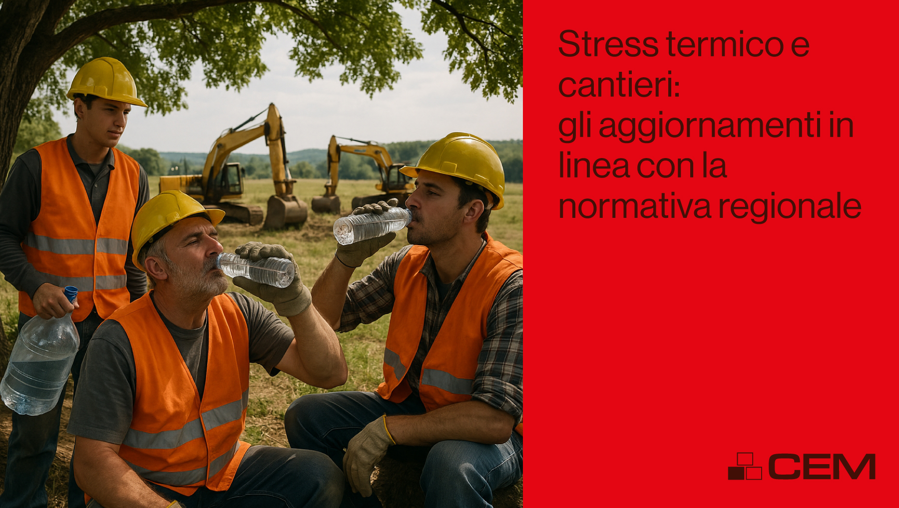 Stress termico: nuove direttive per la tutela dei lavoratori nei cantieri